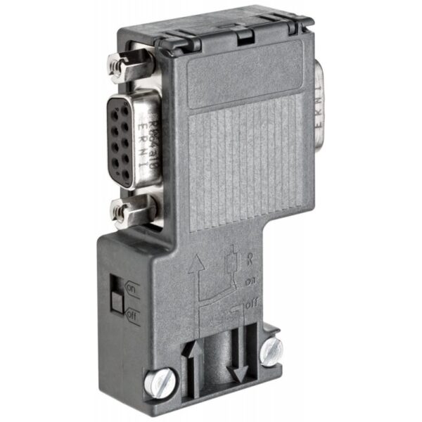 6ES7 972-0BB12-0XA0 Siemens DP, BUS CONNECTOR FOR PROFIBUS UP TO 12 MBIT/S 90 DEGREE ANGLE CABLE OUTLET